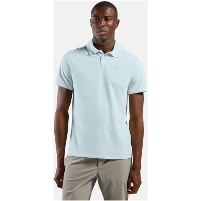 4. Koszulka męska ODLO Polo shirt s/s ESSENTIAL SOLID niebieska