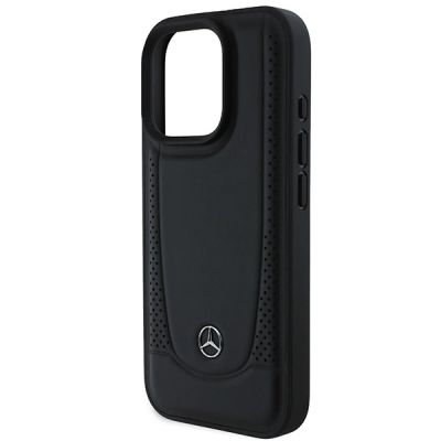 6. Etui Mercedes Leather Urban na iPhone 16 Pro Max - czarne