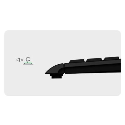 3. KeySonic KSK-5211ELU (DE) klawiatura Dom USB QWERTZ Niemiecki Czarny