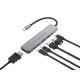 6. Conceptronic DONN33G stacja dokująca Przewodowa USB 3.2 Gen 1 (3.1 Gen 1) Type-C Srebrny