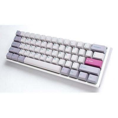 9. Ducky One 3 Mini Mist Grey klawiatura Gaming USB US English Szary