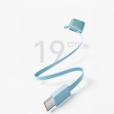 8. Powerbank Joyroom JR-PBF2722,5W10000mAh z dwoma wbudowanymi kablami- niebieski