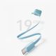 8. Powerbank Joyroom JR-PBF2722,5W10000mAh z dwoma wbudowanymi kablami- niebieski