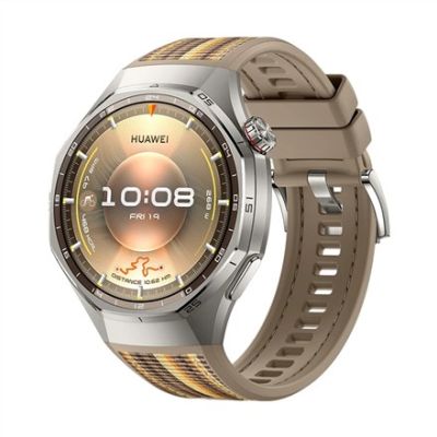 4. Huawei WATCH GT6 PRO 3,73 cm (1.47") AMOLED 46 mm Cyfrowy 466 x 466 px Ekran dotykowy Czarny, Tytan GPS