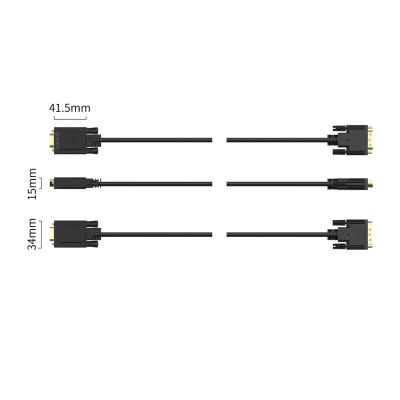 5. Kabel Orico XD-DITV adapter DVI 24+1 VGA Full HD 5 m - czarny