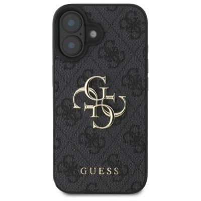 3. Etui Guess 4G Big Logo na iPhone 16 Plus - czarne