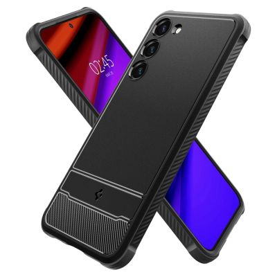 7. Etui Spigen Rugged Armor na Samsung Galaxy S23 - czarny mat