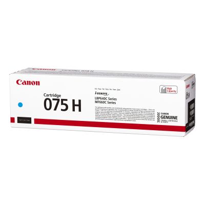 8. Canon 075 H kaseta z tonerem 1 szt. Oryginalny Cyjan