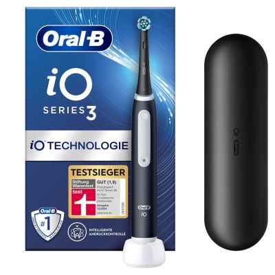 17. Oral-B 8006540731536 szczoteczka elektryczna Dorosły Obrotowo-pulsacyjna szczoteczka do zębów Czarny, Biały