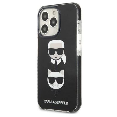 2. Etui Karl Lagerfeld Karl&Choupette Head na iPhone 13 Pro / iPhone 13 - czarne