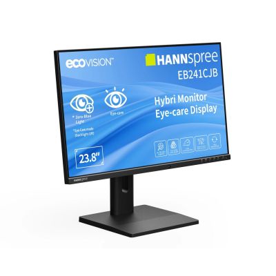12. Hannspree Hybri Monitor EB241CJB monitor komputerowy 60,5 cm (23.8") 1920 x 1080 px Full HD LCD Czarny
