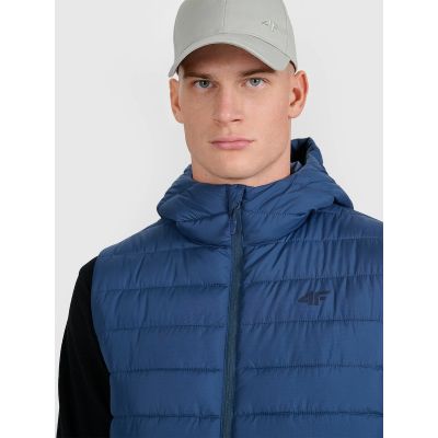 8. Bezrękawnik puchowy z wypełnieniem syntetycznym męski 4F 4FWAW25TVJAM225-32S