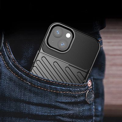 10. Thunder Case elastyczne pancerne etui pokrowiec iPhone 13 mini zielony