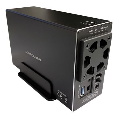 4. LC-Power LC-35U3-RAID-2 obudowa do dysków twardych Obudowa HDD Czarny 3.5"