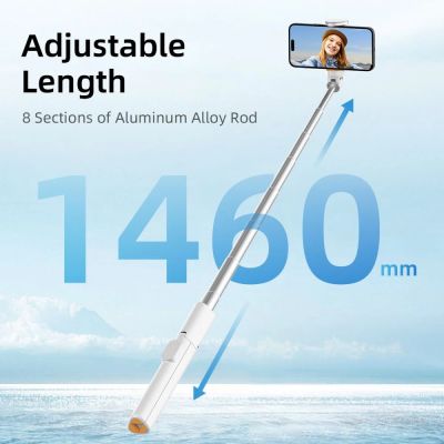 6. Selfie Stick Tech-Protect L09S z tripodem - biały