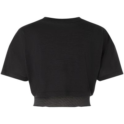 3. Koszulka z krótkim rękawem damska SUPER.NATURAL W CROP TEE czarna