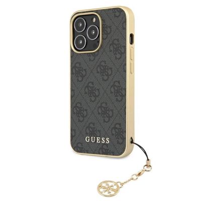 2. Etui Guess 4G Charms Collection na iPhone 13 Pro Max - szare