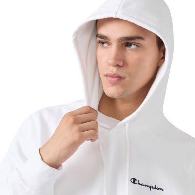 10. Bluza męska Champion Hooded Sweatshirt biała 221790 WW001