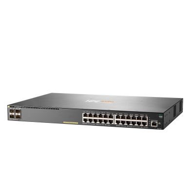 2. Aruba 2930F 24G PoE+ 4SFP Zarządzany L3 Gigabit Ethernet (10/100/1000) Obsługa PoE 1U Szary