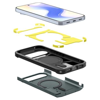 9. Etui Spigen Tough Armor Mag MagSafe na Google Pixel 10 Pro XL - zielone