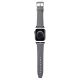 2. Pasek Karl Lagerfeld Saffiano Monogram na Apple Watch 38/40/41mm - srebrny