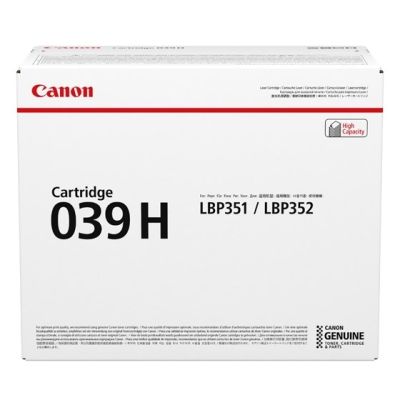 2. Canon 039H kaseta z tonerem 1 szt. Oryginalny Czarny