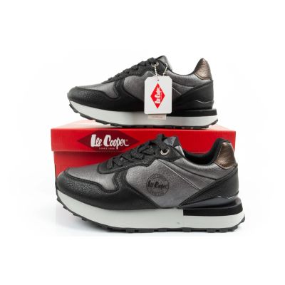 10. Lee Cooper buty sportowe sneakersy damskie modne wygodne wytrzymałe szare czarne