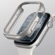 9. Etui ochronne AMAZINGTHING Minimal na Apple Watch Series 11 46mm - srebrne