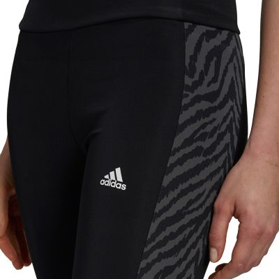 7. Legginsy adidas High Rise Sport Zebra 7/8 W GR9652