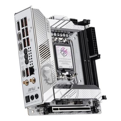 4. Płyta MSI MPG Z890I EDGE TI WIFI /Z890/DDR5/SATA3/M.2/TB4/WiFi/BT/PCIe5.0/s.1851/mITX