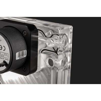 5. Bloki wodne EK-Quantum Kinetic3 FLT D5 PWM Kombinacja zbiornika wyrównawczego i pompy - 240mm, D-RGB, Acrylic