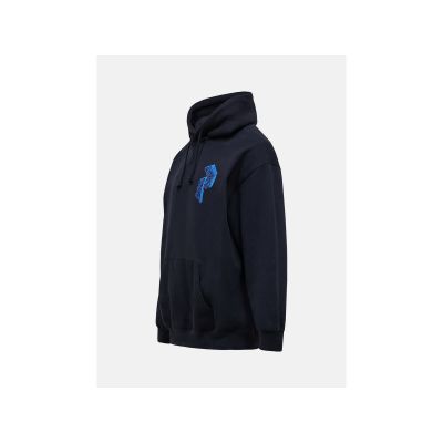 2. Bluza męska PEAK PERFORMANCE M Terry Graphic Hood kolor czarny