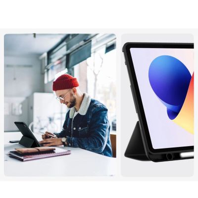 9. Etui TechProtect SmartCase Pen na Xiaomi Poco Pad M1 / Redmi Pad 2 Pro 12.1 - czarne