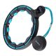 HHM17 HULA HOP BLACK/TURQUOISE Z MAGNESAMI I OBCIĄŻNIKIEM + LICZNIK HMS