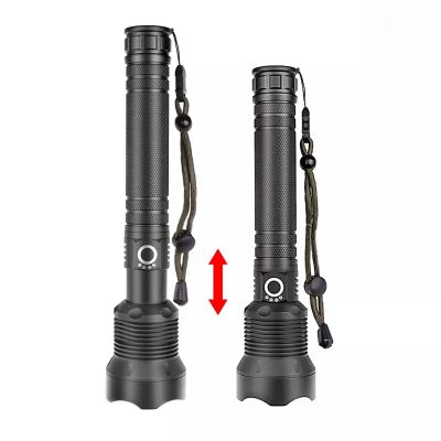 3. Latarka taktyczna Wozinsky WLT-20W 20 W 2000 lm diody CREE IP65 z regulacją wiązki - czarna