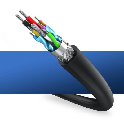 5. Ugreen kabel przedłużacz przejściówka USB-A (męski) - USB-A (żeński) USB 3.0 5Gb/s 0.5m czarny (US129)