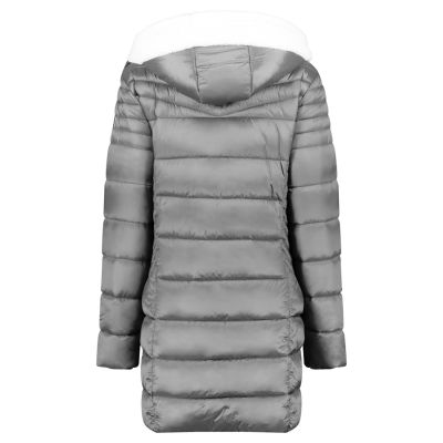4. Parka damska Geographical Norway CARENNE LGREY DB LADY 0116 (WZ5513F/GN-LIGHT GREY)