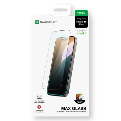 11. Szkło hartowane AMAZINGTHING Titan Max Tempered Glass do iPhone 16 Plus