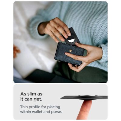 6. Etui Spigen AirFit 2 2-Pack na Apple AirTag 1 / 2 - czarne