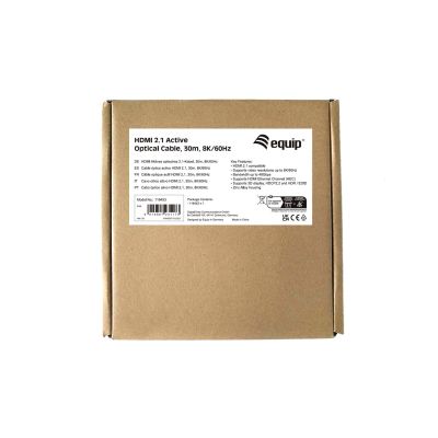 5. Ultra High Speed Kabel HDMI z Ethernetem HDMI męski na HDMI męski 30,0 m Aktywny kabel optyczny (AOC) obsługa 8K 60 Hz (119453)