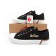 19. Lee Cooper buty sportowe damskie trampki z tkaniny stylowe czarne