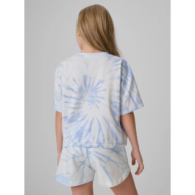 2. T-shirt bawełniany dziewczęcy 4F 4FJRSS26TTSHF3909-33A