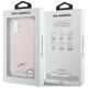 8. Etui Karl Lagerfeld Karl & Choupette Head Pins Saffiano MagSafe do iPhone 17 - różowe