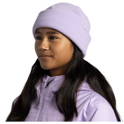 2. Czapka dziecięca BUFF POLAR PRINTS BEANIE HTR GRAPE ICE
