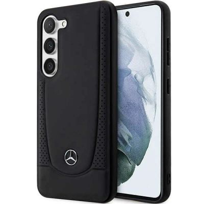 Etui Mercedes Leather Urban na Samsung Galaxy S23 FE - czarne