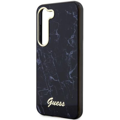 6. Etui Guess Marble Collection na Samsung Galaxy S23+ - czarne