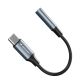 4. Adapter Wozinsky WACM-01 USB-C - mini jack 3,5mm - czarny