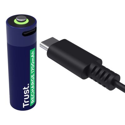 2. Baterie AA Trust USB-C RECHARGEABLE BATTERIES 4P