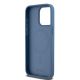 7. Etui DKNY Leather Monogram Pattern Metal Logo MagSafe na iPhone 15 Pro Max - niebieskie