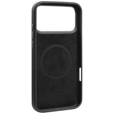 7. Etui Audi R8 Genuine Leather MagSafe do iPhone 17 Pro Max - czarno-czerwony